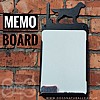 Flat Coated Retriever Memo Board